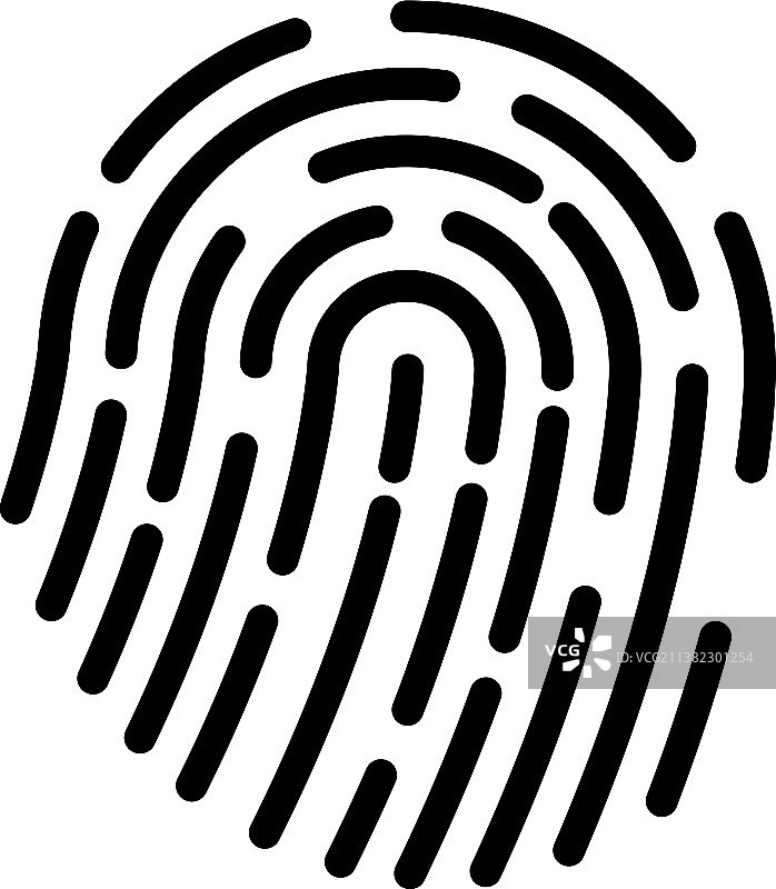 指纹图标设计模板图片素材
