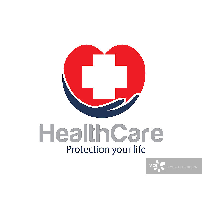 手部护理爱心健康Logo图片素材