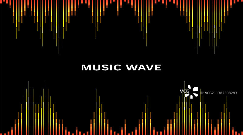 彩虹均衡器元素横幅banner图片素材