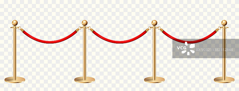 透明背景上的金色屏障正面图图片素材