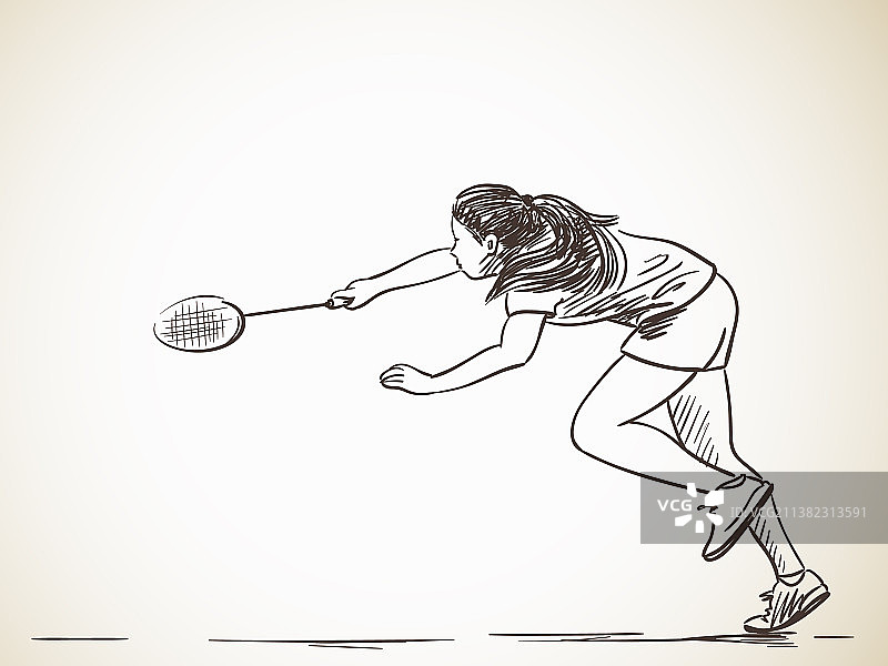 羽毛球图片素材