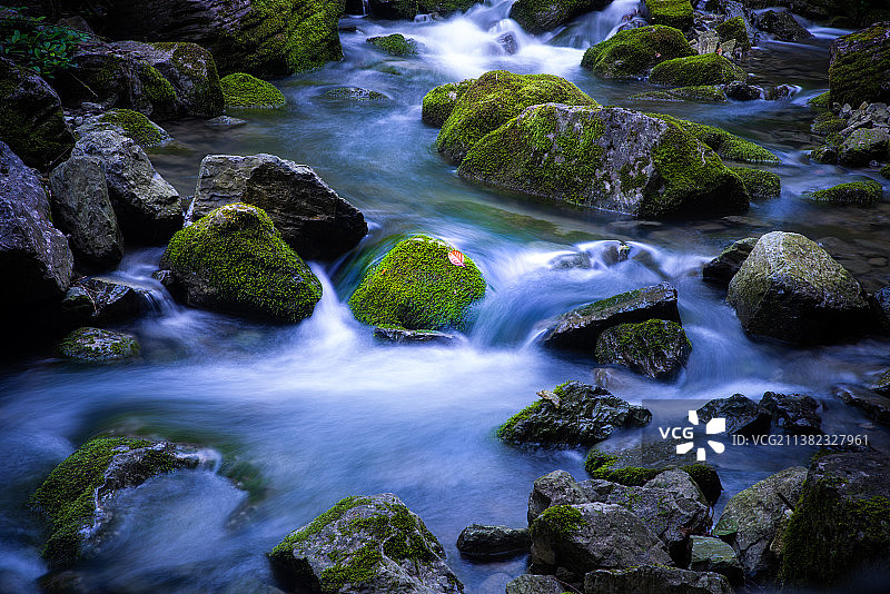 湖南湘西古丈县坐龙峡风光图片素材