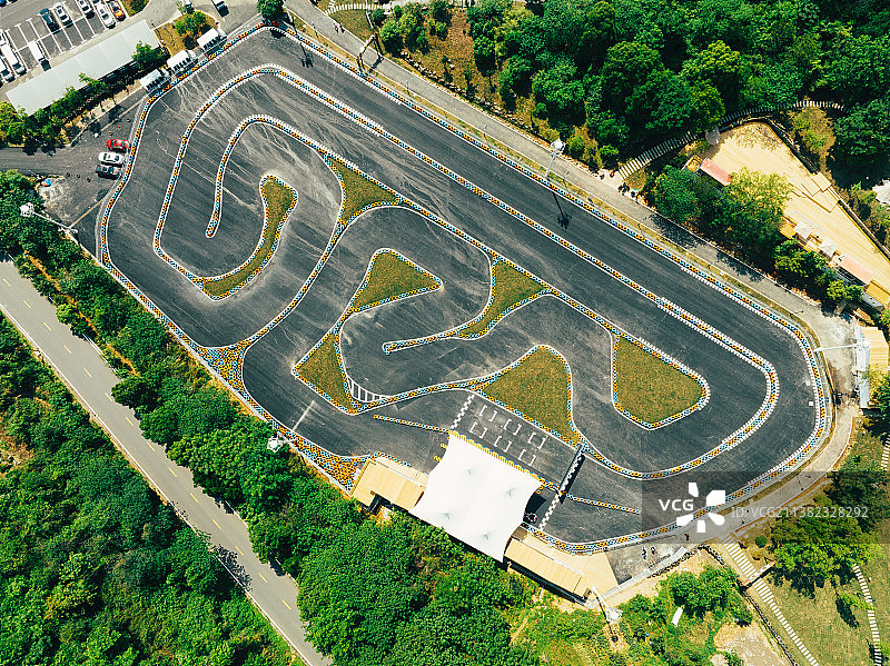杭州西湖区周浦镇速激卡丁车赛场图片素材