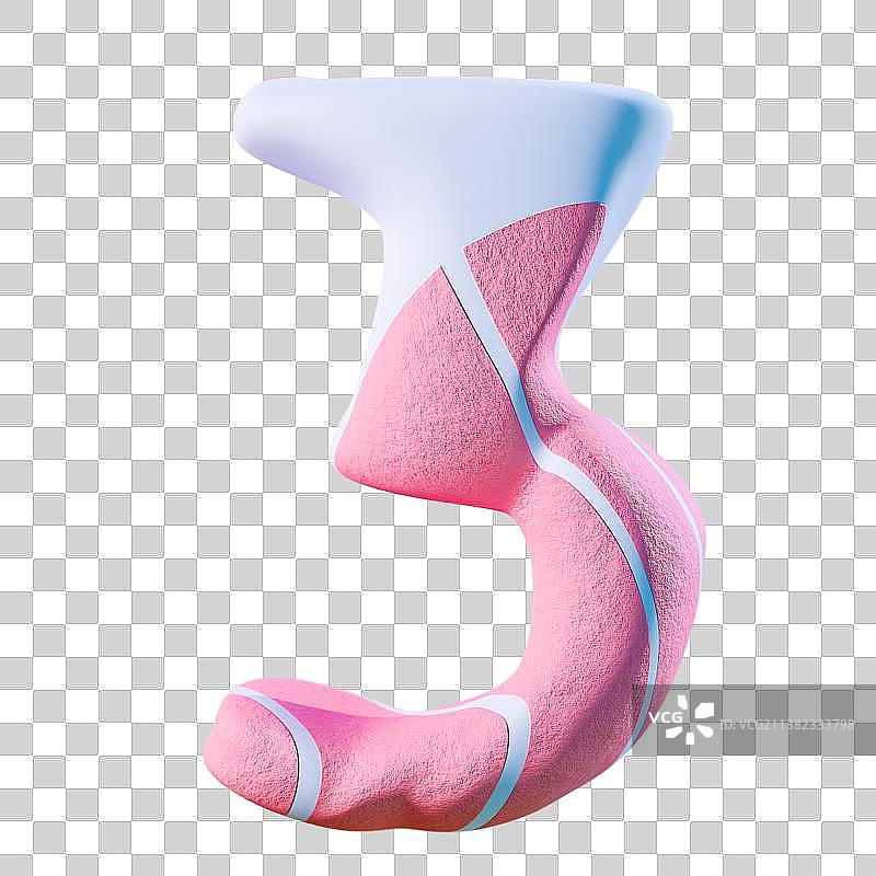 3D卡通纹理艺术数字免抠元素图片素材
