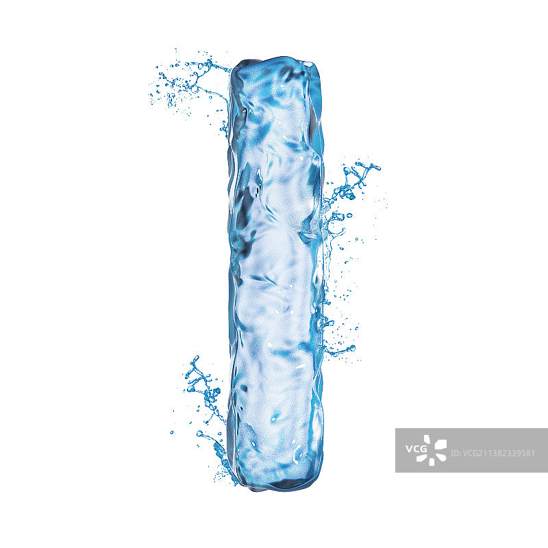 液体数字字母图片素材