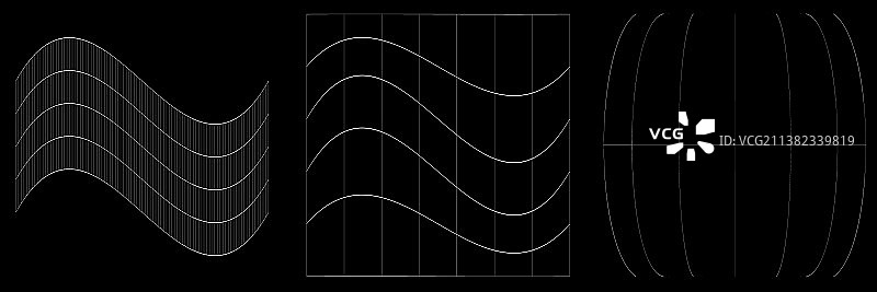 变形扭曲网格合集图片素材