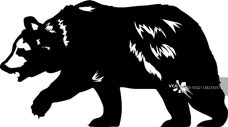 棕熊奇幻场景图片素材