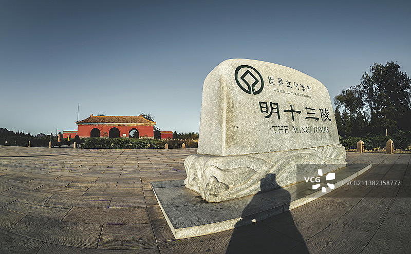 明十三陵大红门图片素材