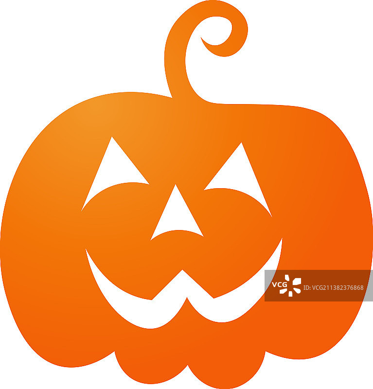 白色背景上的南瓜图片素材