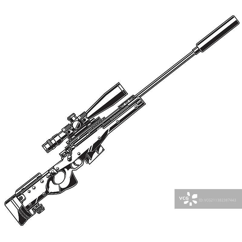 AWM枪图片素材
