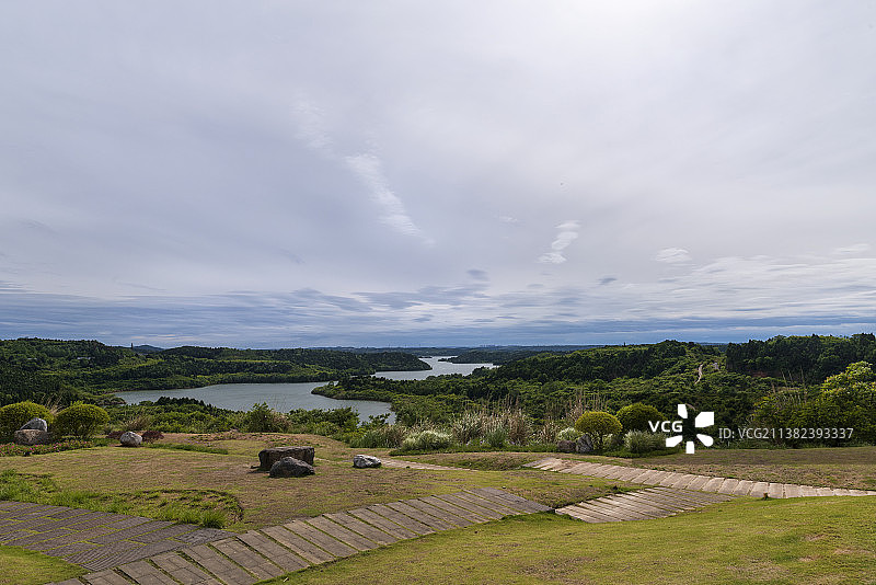 四川绵阳仙海风光图片素材