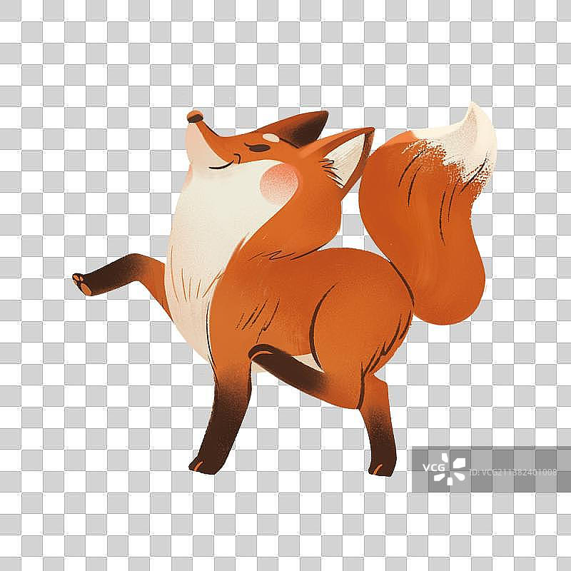 傲娇的狐狸图片素材