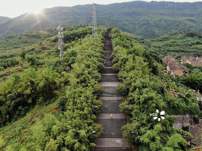 重庆北碚缙云山步道图片素材