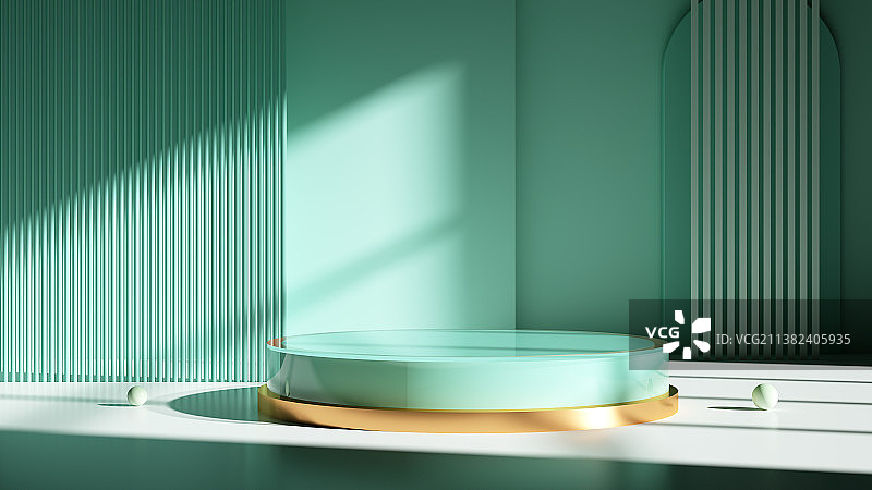 3D模拟场景彩色产品展台创意图图片素材