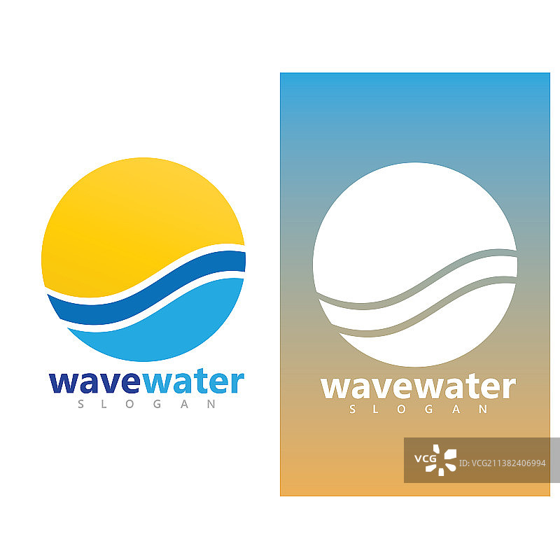 水波图标图片素材