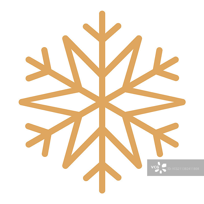 圣诞雪花几何图案图片素材