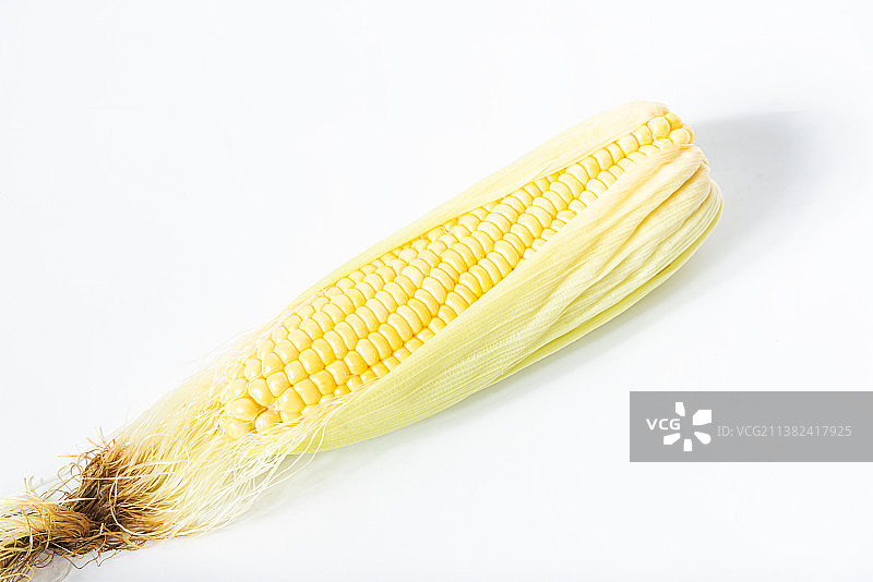 一根新鲜玉米图片素材