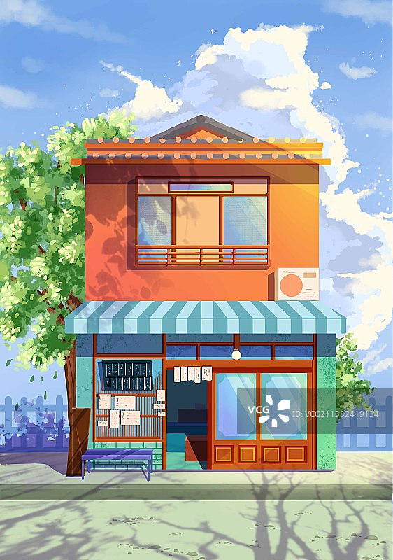 美丽的户外建筑风光图片素材