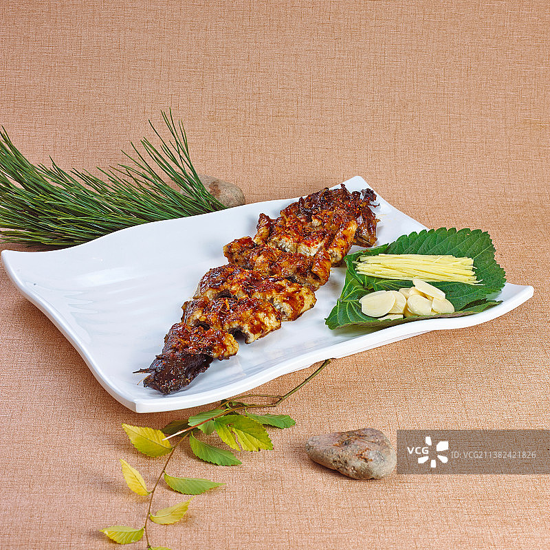 辣烤明太鱼图片素材