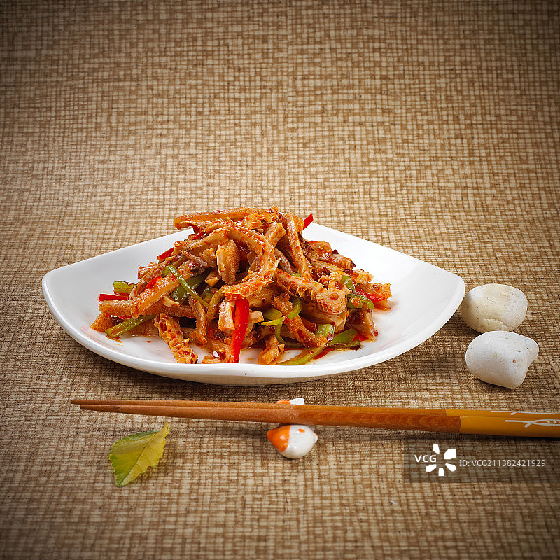 拌牛肚图片素材