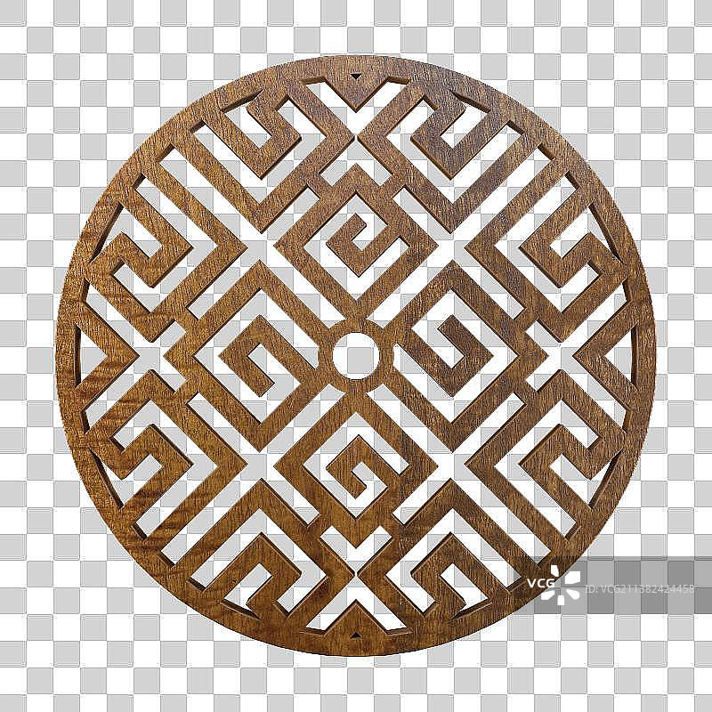 中式传统镂空窗户图案图片素材