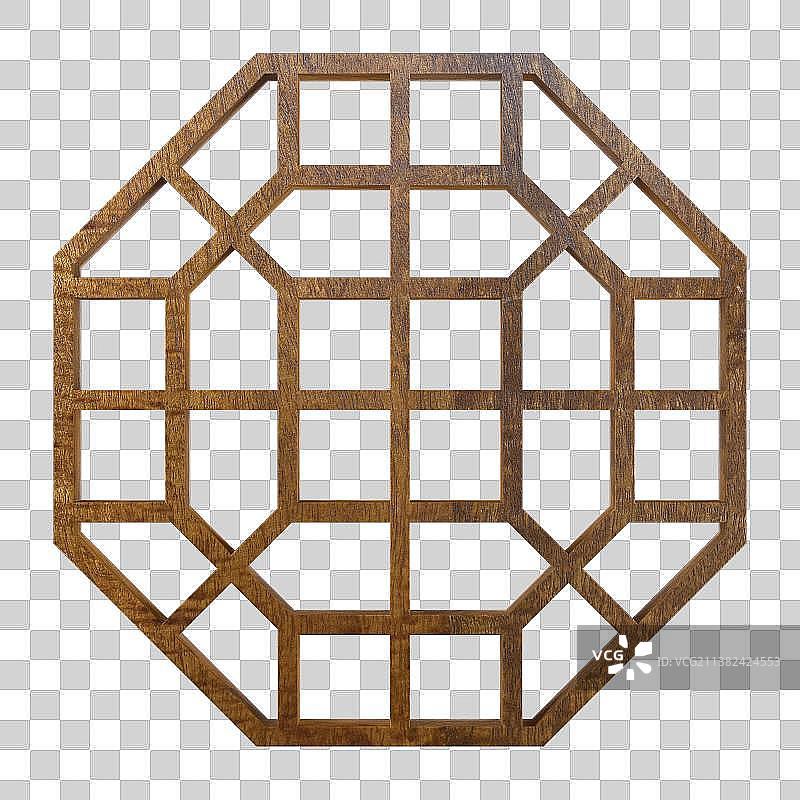 中式传统镂空窗户图案图片素材