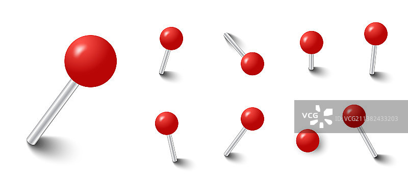 红色图钉图片素材