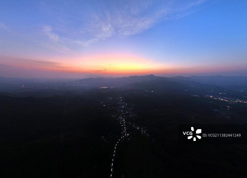 广东省惠州市博罗县象头山平安山元音古寺航拍图片素材
