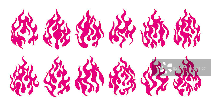 篝火图标合集图片素材