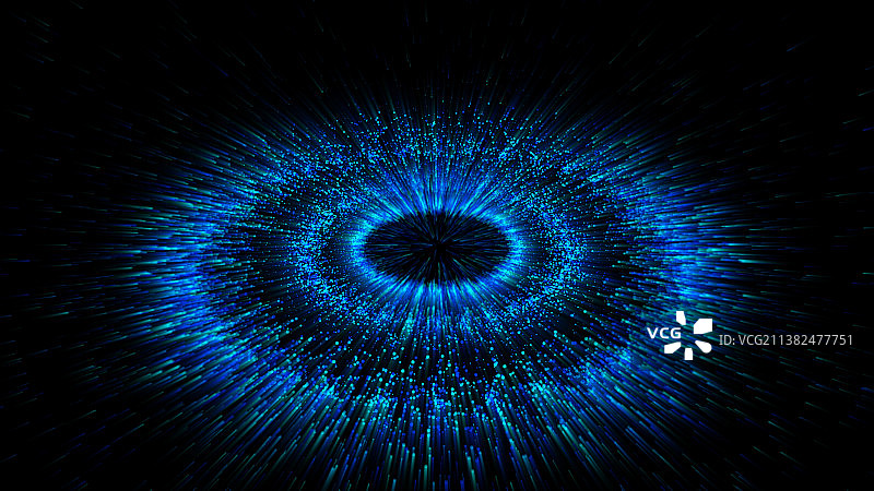 抽象圆形颗粒环绕图片素材