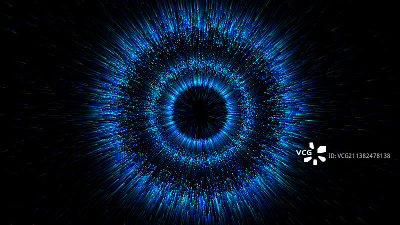 抽象圆形颗粒环绕图片素材