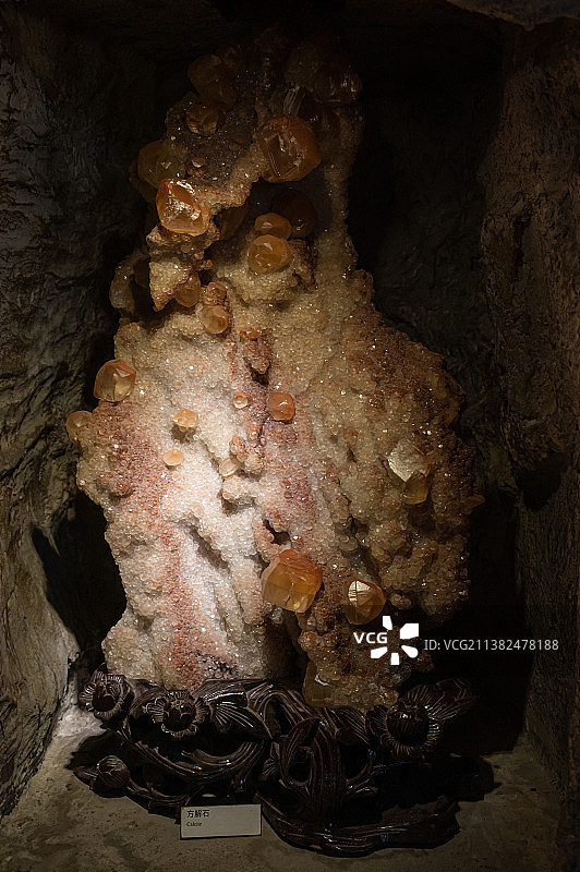 方解石特写图片素材