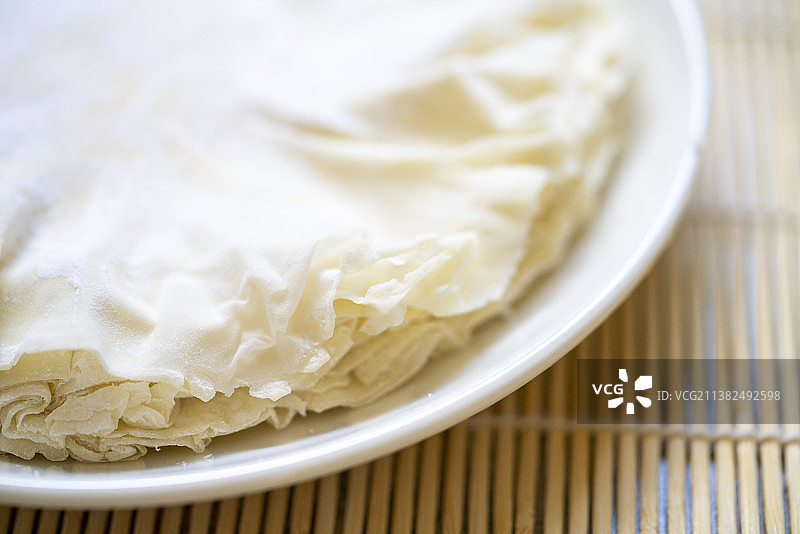 中国传统美食点心烧麦制作流程美图图片素材