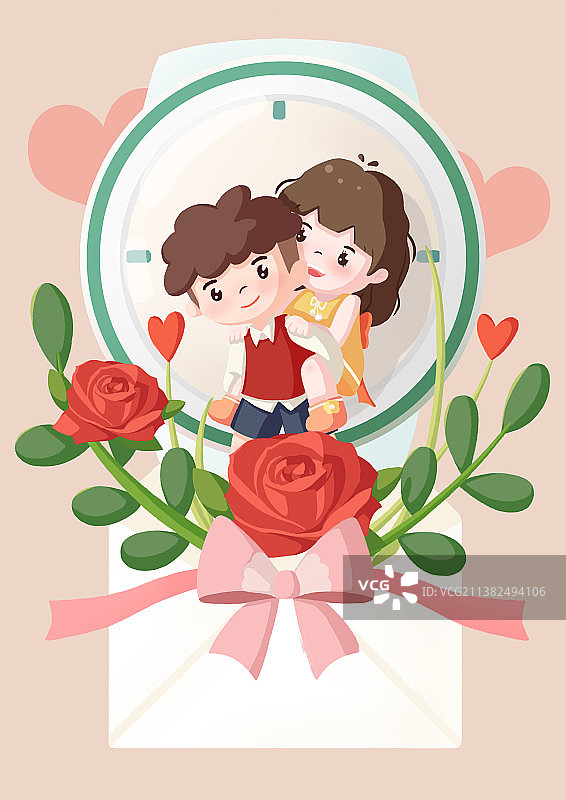 520手表商业海报插画图片素材