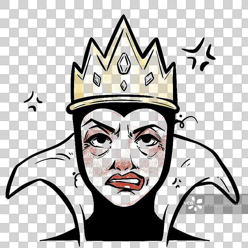 女王头像图片素材