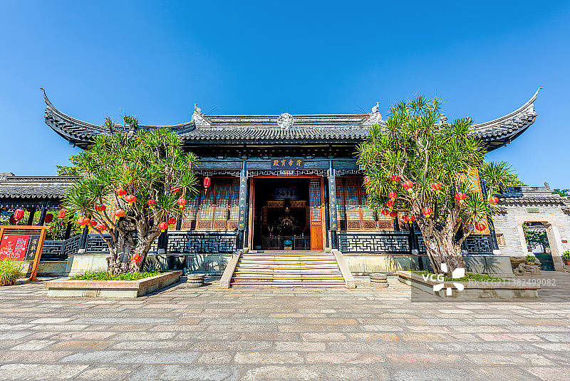 中国广东中山詹园先贤祠舜帝宝殿图片素材