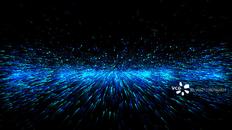 蓝色粒子,抽象宇宙星云图片素材