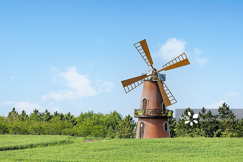 合肥牛角大圩大风车图片素材