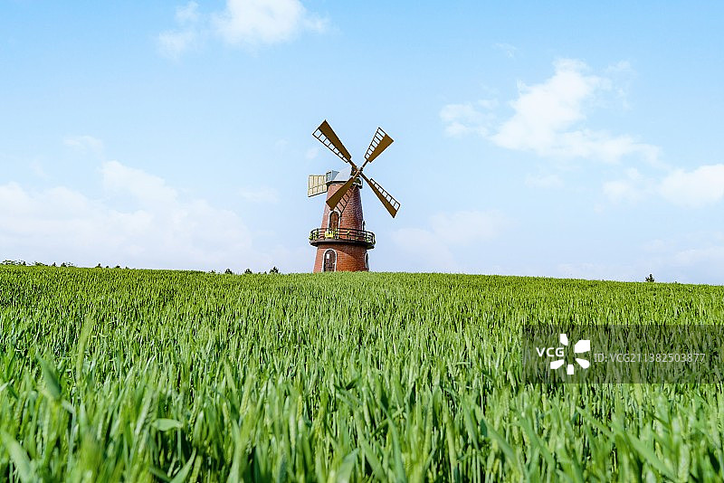 合肥牛角大圩大风车图片素材