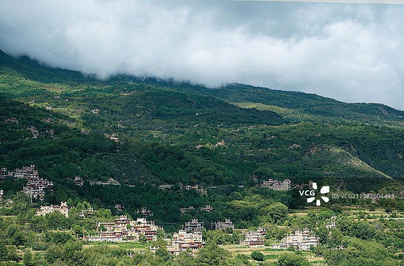 四川，丹巴县，藏屋图片素材