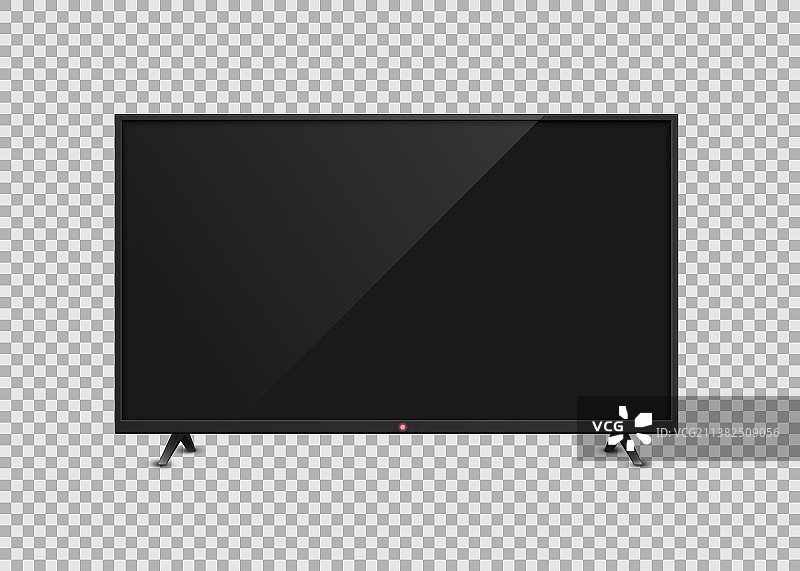 4K电视屏幕设备模型LCD或LED电视图片素材