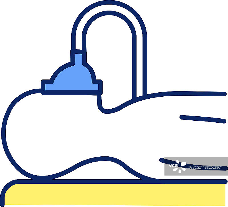 全身麻醉RGB颜色图标图片素材