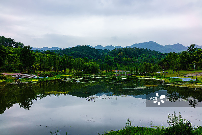两江新区复兴水滴桥公园图片素材