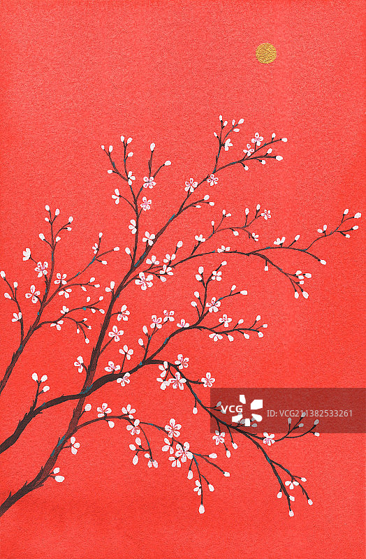 故宫梅花香如故图片素材