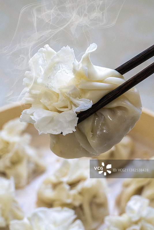 中国美食点心烧麦加工蒸笼器具图片素材