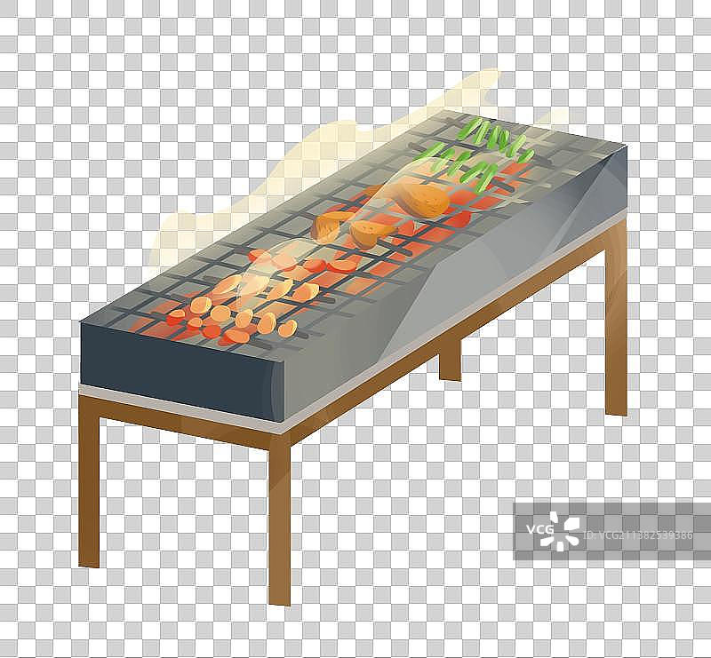 烧烤架图片素材