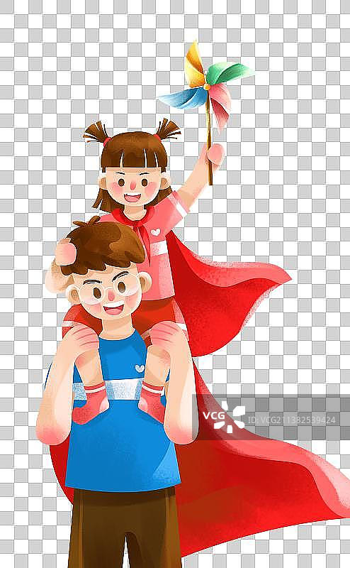 父亲节插画图片素材