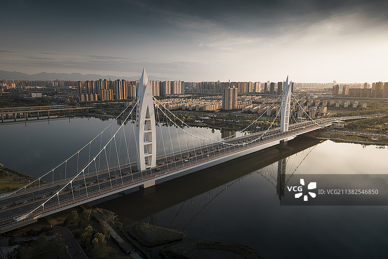 西安元朔大桥图片素材