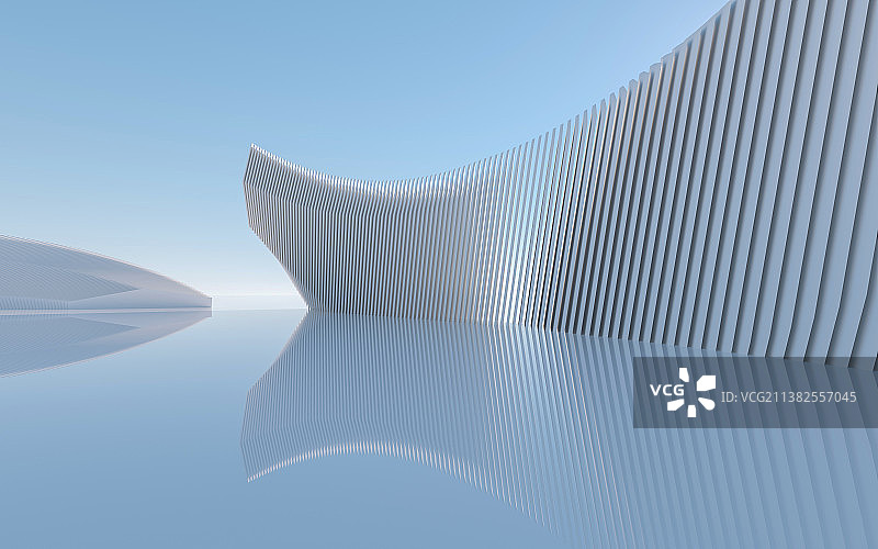 三维建筑空间图片素材