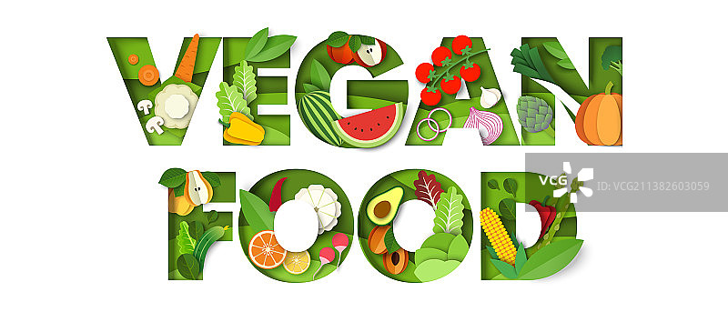 纯素食品排版banner模板图片素材